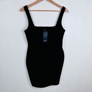 NEW Nasty Gal Woman's Size 8 Black Fitted Sleeveless Mini Dress Stretch